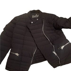 Add Down Black Puffer Jackets